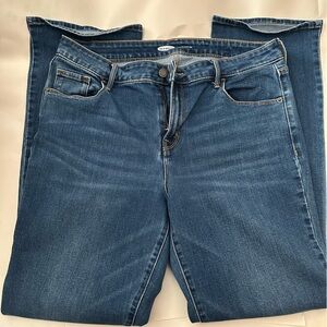 Old Navy Dark Blue Boot-Cut Jeans